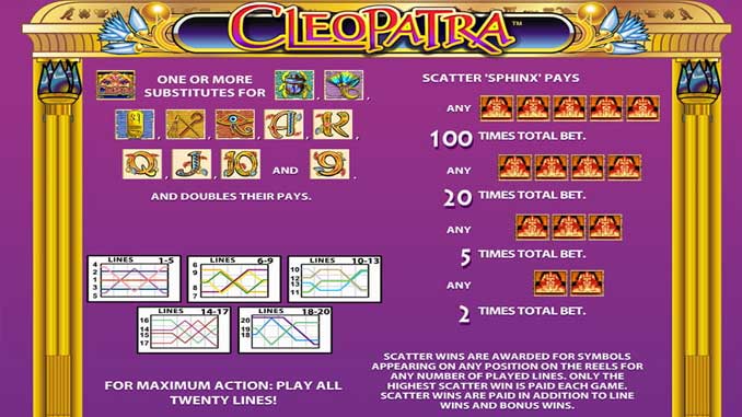 Cleopatra Bonus Features